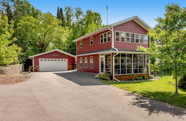 Lakefront home with dock, fireplace, deck, firepits & fast WiFi - dog-friendly