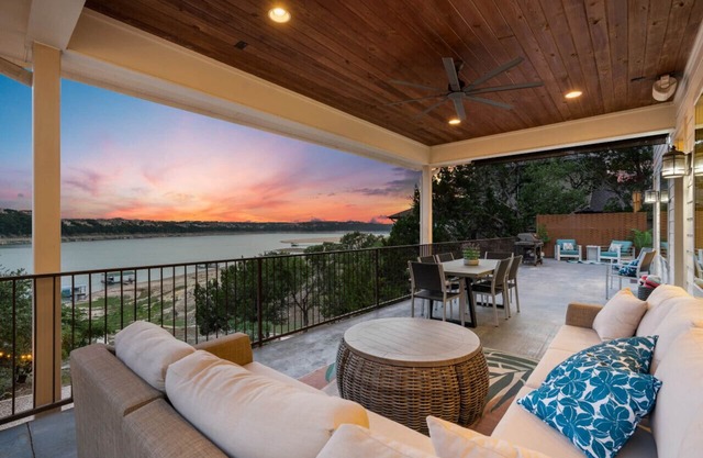 Lakefront Home with Captained Part Boat, Private Dock, Beach, Game-room
