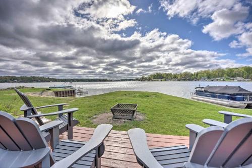 Lakefront Home with Boat Dock in Benton Harbor!
