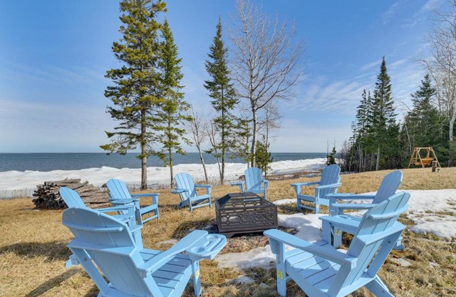 Lakefront Home with Yard and Views in Cheboygan!