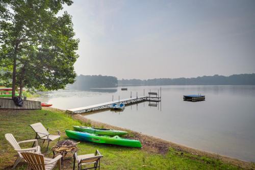Lakefront Sister Lakes Vacation Rental with Dock!