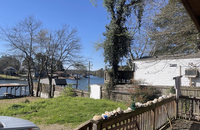 lakefront spot for tent/small rv w/access to shared bathroom pet friendly
