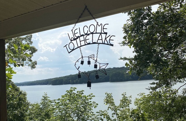 Lakefront Tillery Getaway- Pontoon Boat for Rent and Pet Friendly