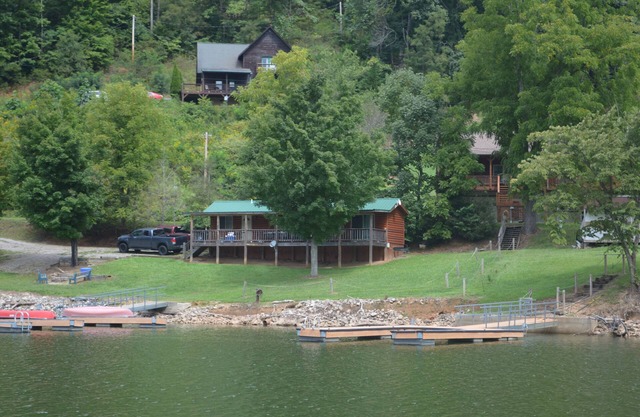 Lakeside Paradise! Steps from the Water, NEW BOAT DOCK with your own Firepit.