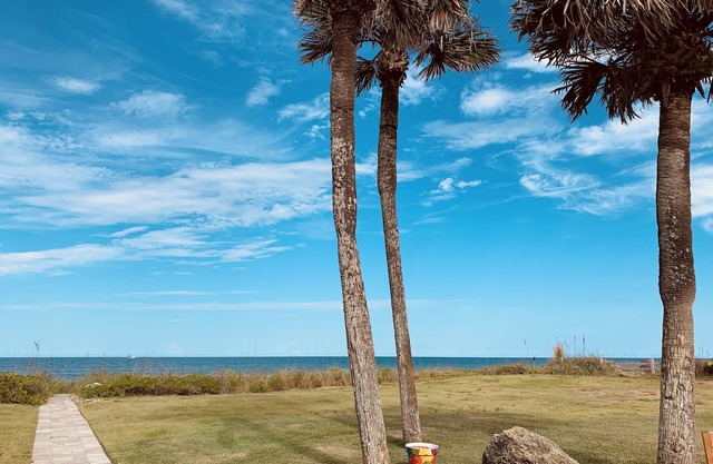 Large beachyard, single level no stairs or level to the beach.