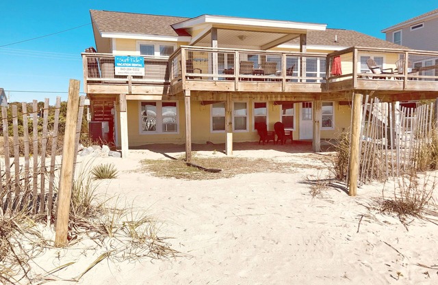 Large Hot Tub! Well maintained, recently updated Oceanfront, 7 BR home, Views!