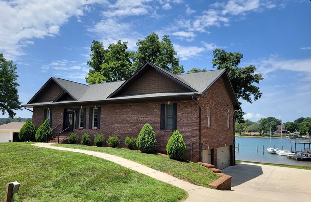Large Lake Norman Waterfront Four Bedroom Home with Deep Water & Great Views.