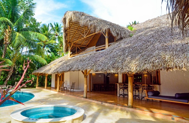 Large Luxury Villa step to Playa Coson
