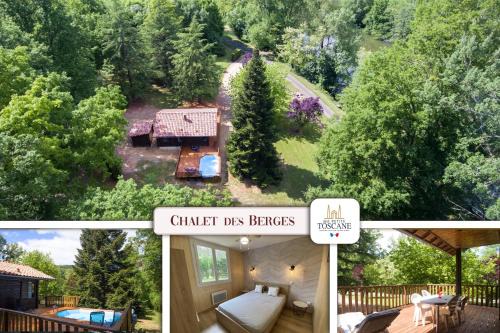 Le Chalet des Berges - Piscine chauffée & Ponton Privé - En bordure de la rivière Aveyron