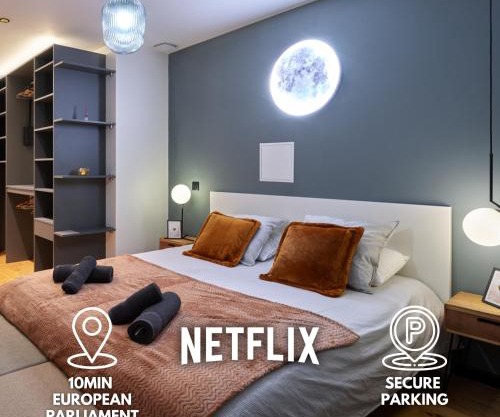 LE LUXURY LOFT - PARLEMENT EUROPÉEN l PARKING l NETFLIX - SPACIEUX & UNIQUE
