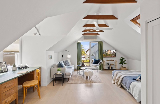 Light-filled loft retreat in famed Gourmet Ghetton
