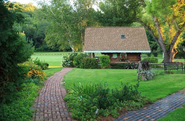 Little House on the Prairie log cabin
