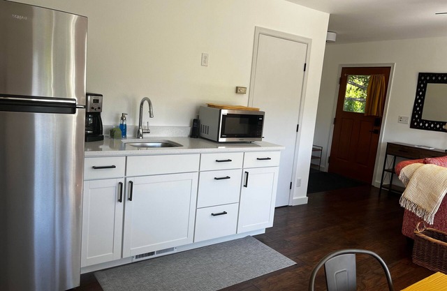 Located-Icicle Road, close to hiking/town. Quiet location and great views.