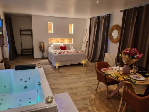 Loft de luxe avec Spa privatif calme et bien-être à 2 pas de Paris