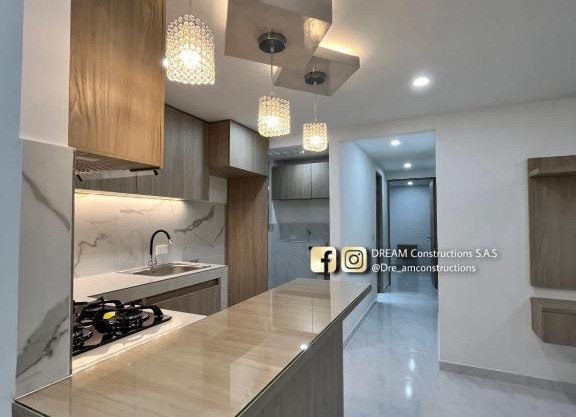 Loft Moderno con aire , en conjunto Goya con piscina T12