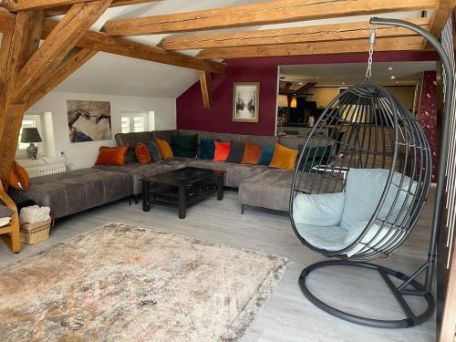 Loftartiges Wohnen mit 4 separaten Schlafbereichen