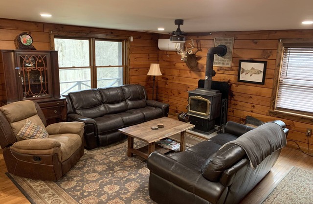 Log Cabin on 63 Acres: Minutes to Salmon River, ATV & Snowmobile Trails