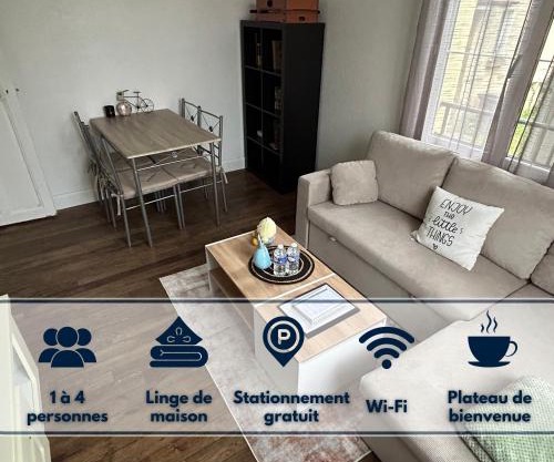 Logement calme + stationnement