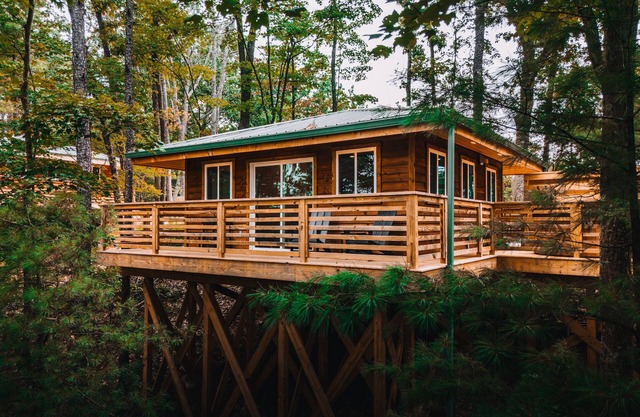 'Longspur' - One of our cute and tidy Lookout Cabins