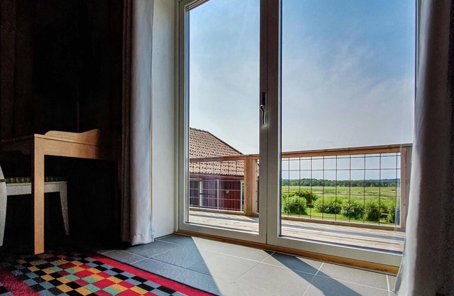Look forward to a wonderful view of the Halsöfjord from this vacation home.