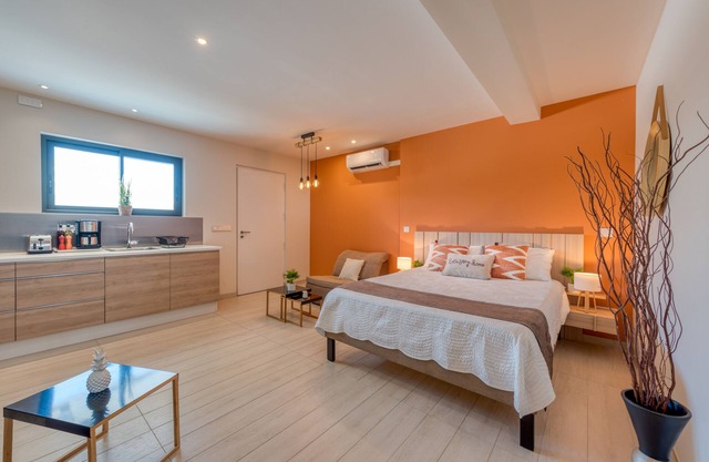 Luxurious studio in the heart of Grand Case, 20 meters from the beach, studio 3