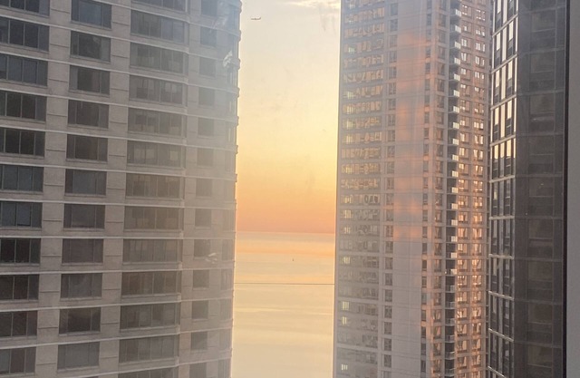 Luxury 2 bed. Views of Navy pier, lakefront and city! Beach within steps!
