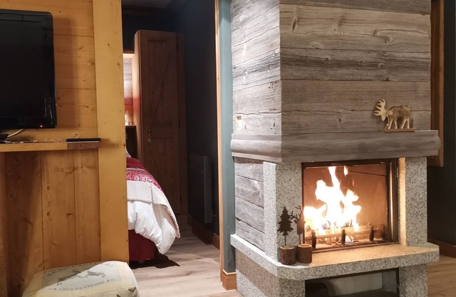 LUXURY APARTMENT with fireplace in CHALET RESIDENCE classified *