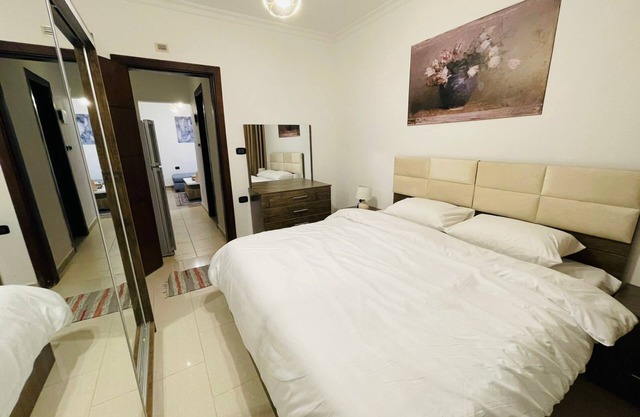 luxury apartments in Amman central with a view of the city skyline