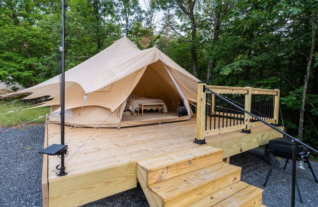 Luxury Camping with Two Full Beds - Berkeley Tent