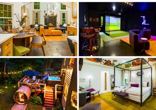 Luxury Escape! Golf Sim, Sauna, Hot Tub & Game Room Bliss