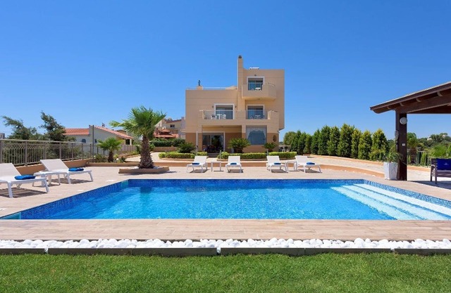 Luxury Rhodes Villa | Villa Aegean Blue | 4 Bedrooms | Amazing Sea view &.