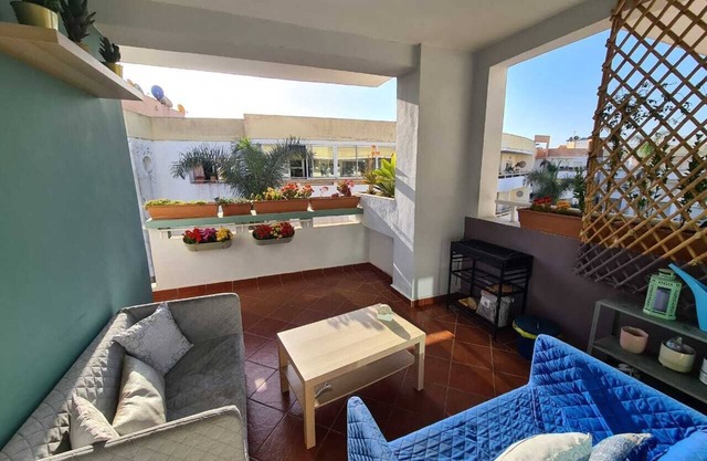 Magnificent apartment with terrace and pool view