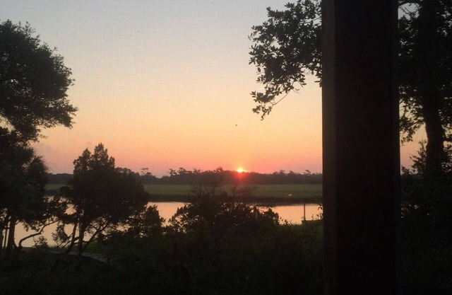 Magnificent views of the marsh!