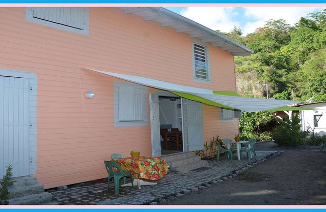 MAIGATE residence, Carbet bungalow, beach COIN district, Martinique West Indies