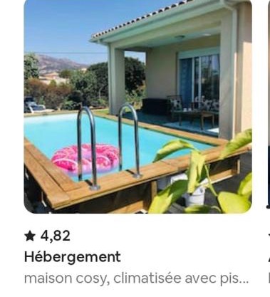 maison cosy climatisée avec piscine et jardin
