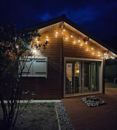 Maison dans une bulle de verdure