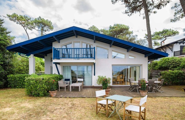 Majestic villa on the first line in Pyla feet in the water