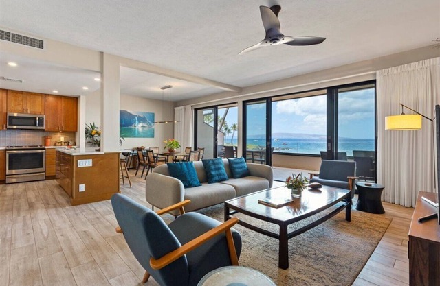Makena Surf B202 - Beachfront Platinum Condo; Gorgeous Ocean & Crater Views.