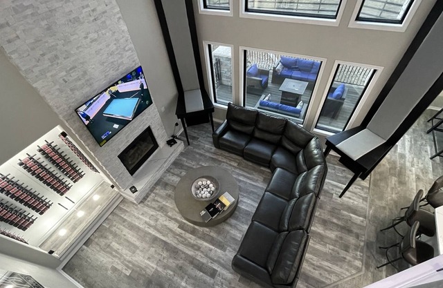 Mansion with full bar & basketball court