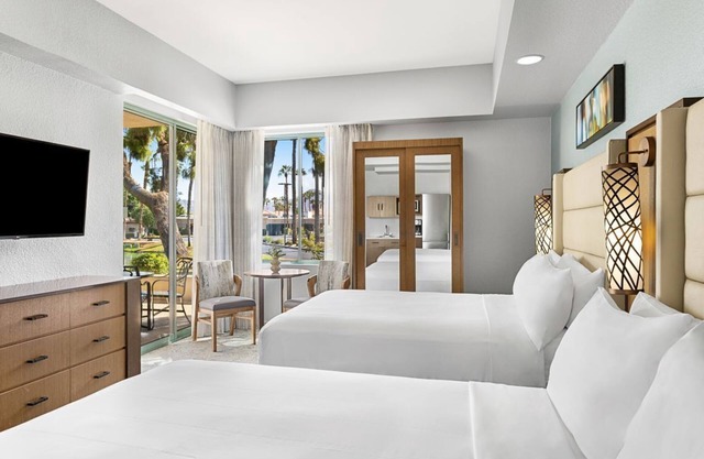 Marriott Villas 1 studio with fitness room and AC