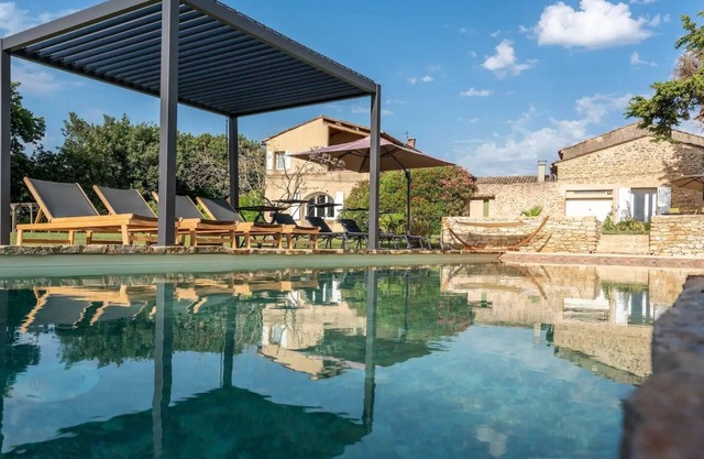 Mas Côté Cour - Maison vue montagne avec piscine