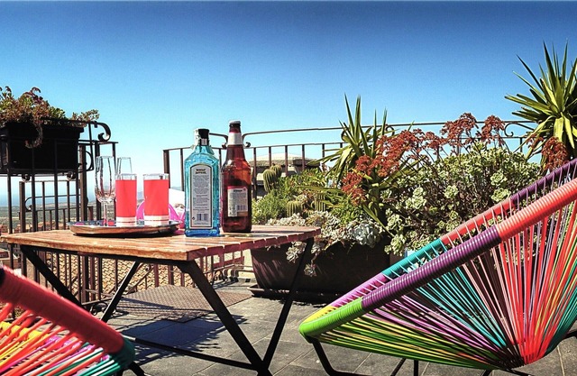 Memorable sunsets from the terraces of the house in the village of Cuglieri