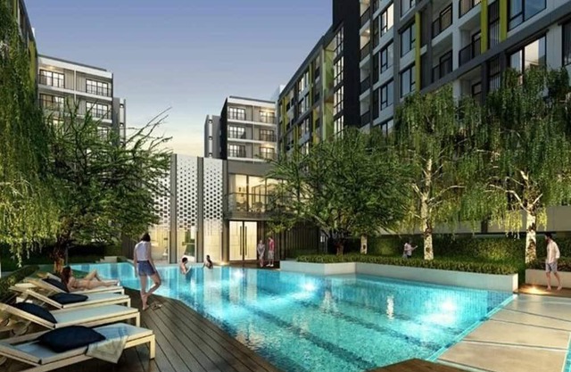 Minimalist/double room/garden condo/gym&pool/BTS, Khet Khlong Toei
