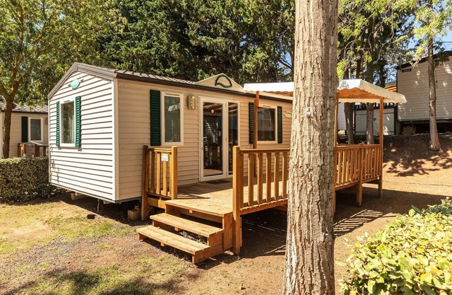 Mobile home - Aufgedeckte Terrasse