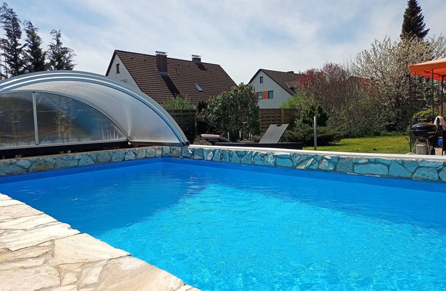 Mod. Apartment. with pool u. Veranda am Brombachsee - Wellness Oasis. Dogs welcome