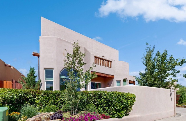 Modern Adobe Home w/Mountain-View Balcony, Short Drive Downtown