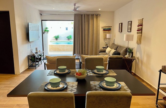 Modern and charming apartment with pool in Punta Sur