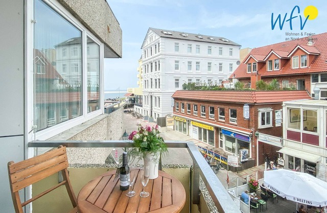 Modern apartment with balcony on Borkum!