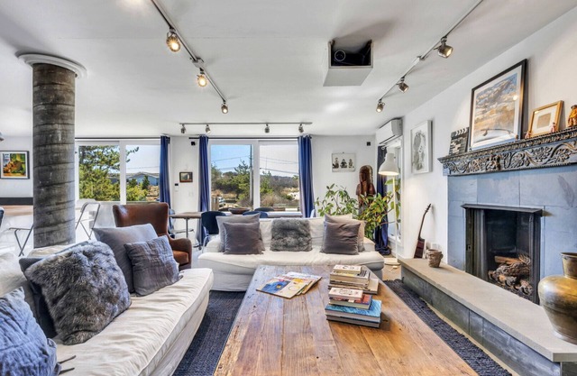 Modern beachfront home, stunning Atlantic ocean views, rooftop terrace,.