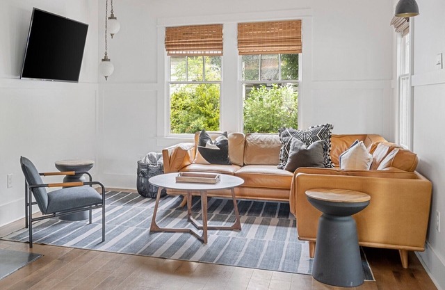 Modern Park Circle Craftsman Cottage with Putting Green & Pool Table